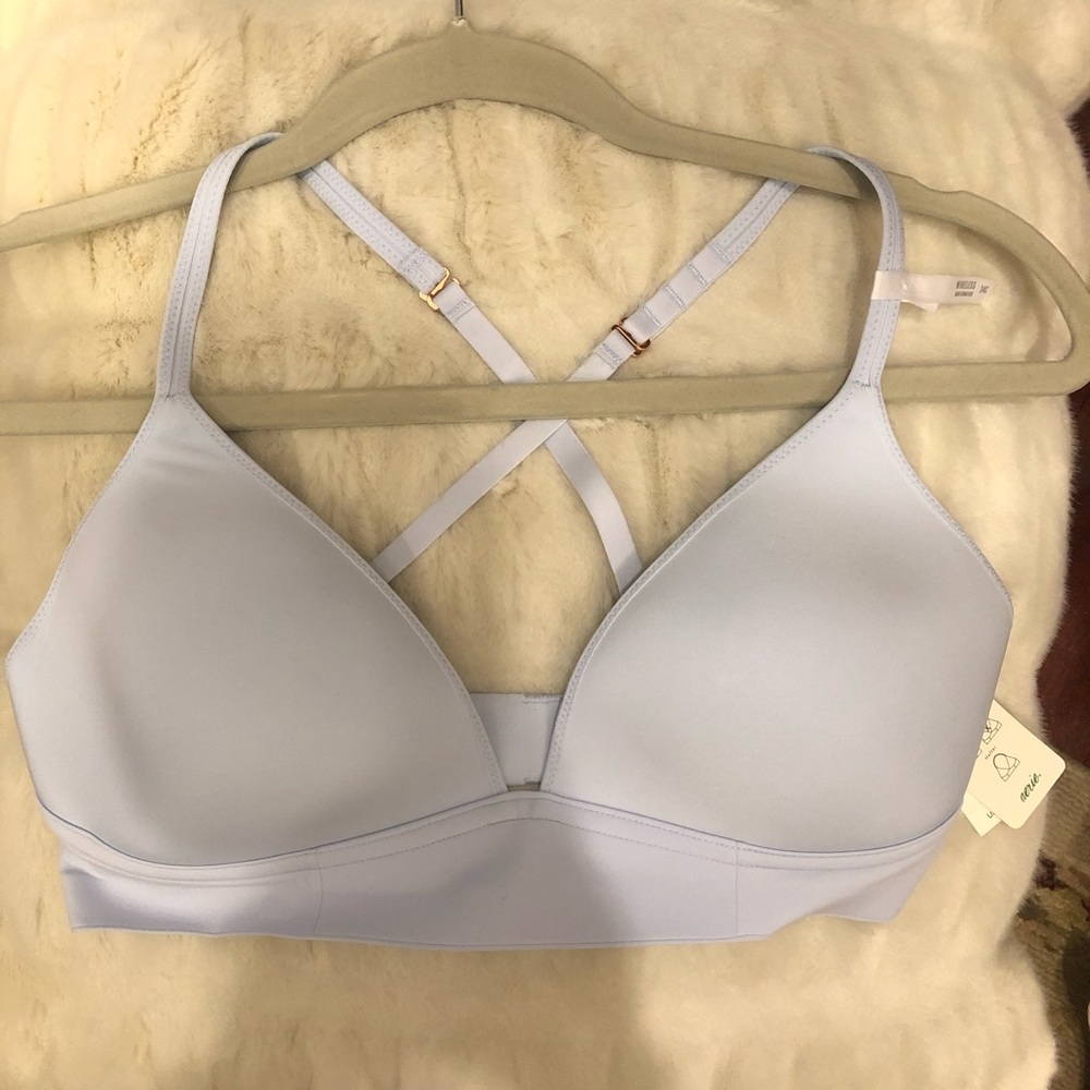 BNWT Aerie baby blue bra size 34C